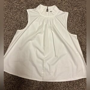 Women’s Banana Republic Pleat-Neck Sleeveless Blouse - sz M